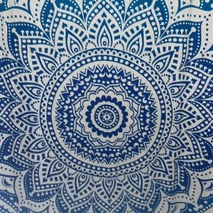 Blue Mandela Tapestry